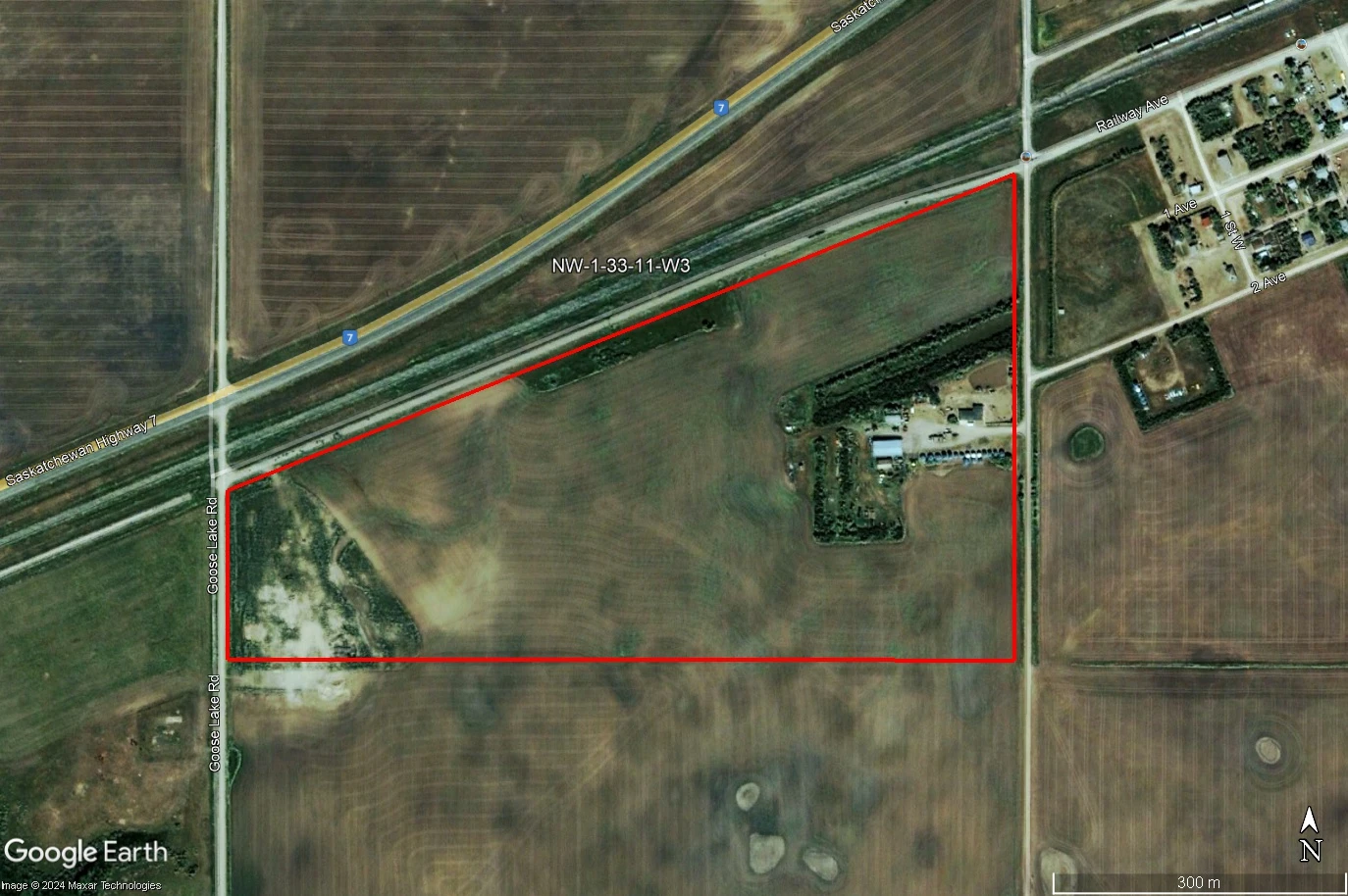 2 Satellite Image outlined