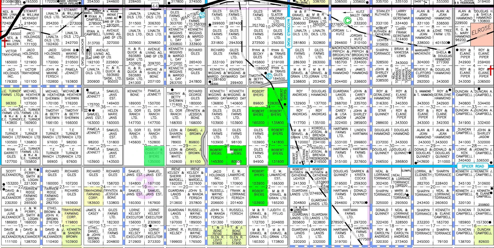 RM 257 Monet highlighted