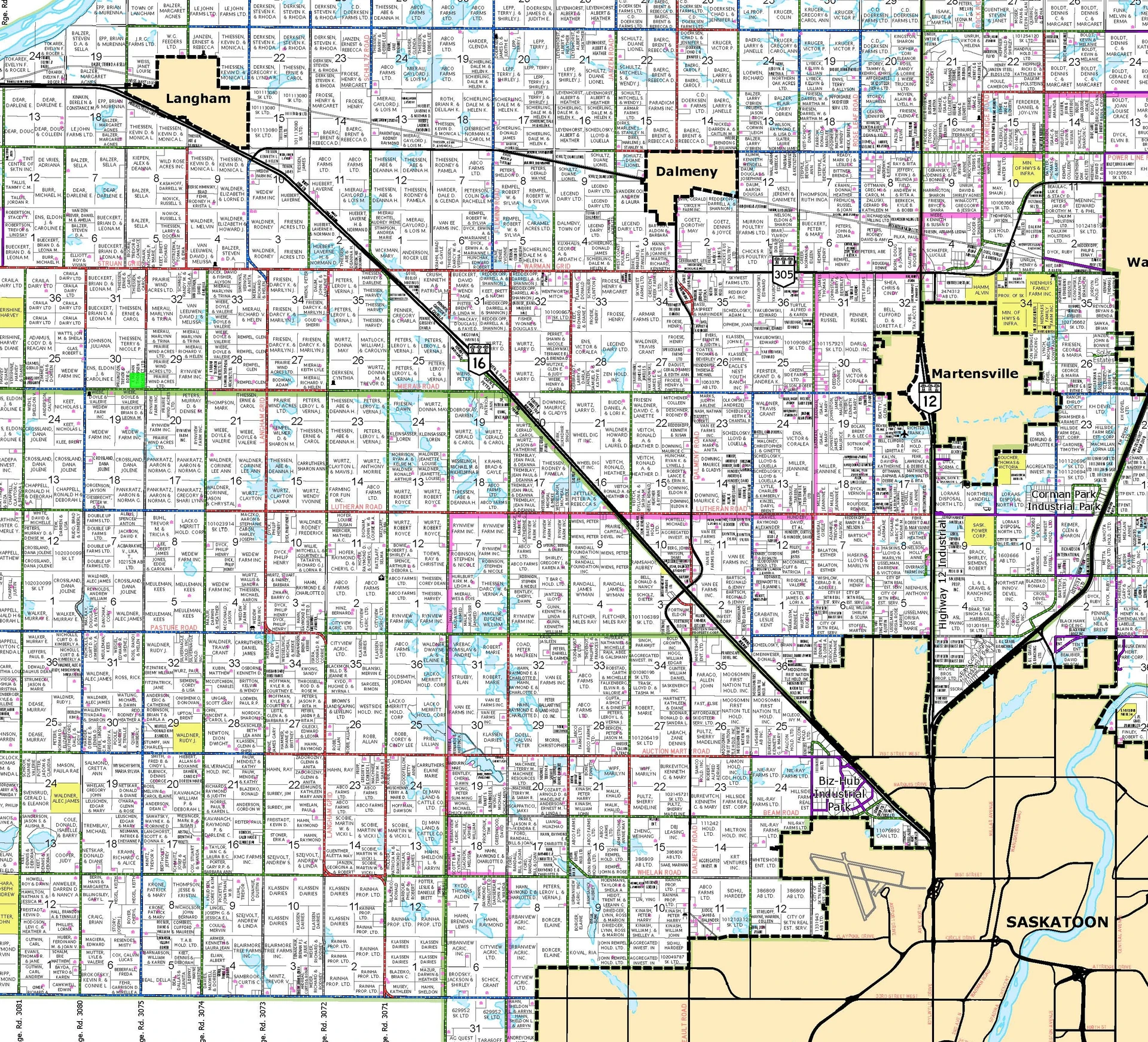 RM 344 map highlighted