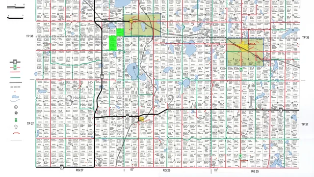 RM 371 map highlighted