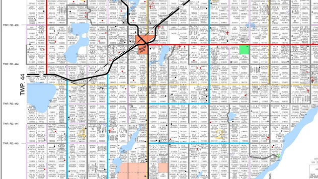 RM 434 Blaine Lake highlighted