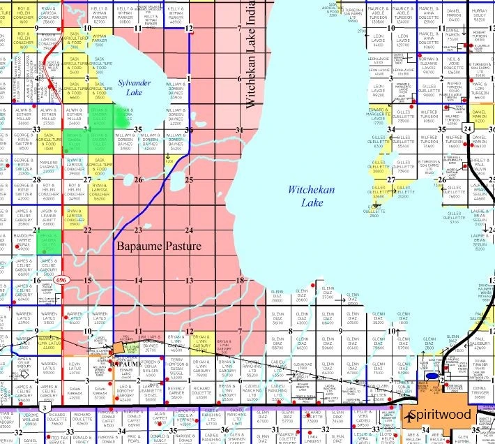 RM 496 map highlighted