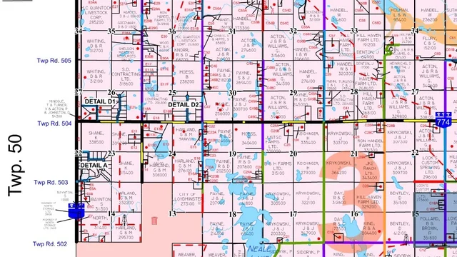 RM 502 Map highlighted