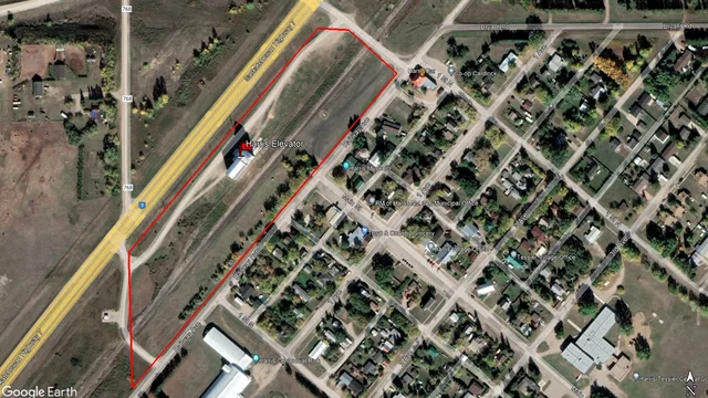 Satellite Image Outlined