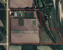 Satellite Image Outlined