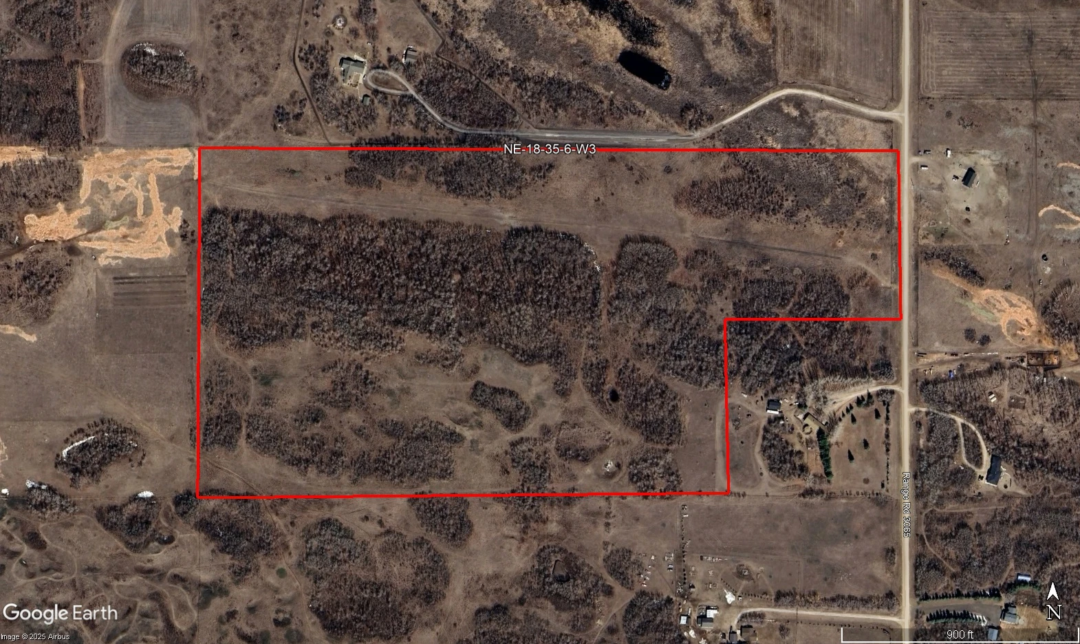 Satellite Image outlined