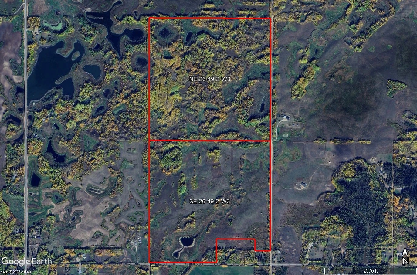 Satellite Image outlined