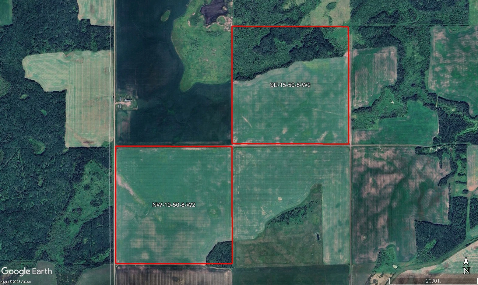 Satellite Image outlined