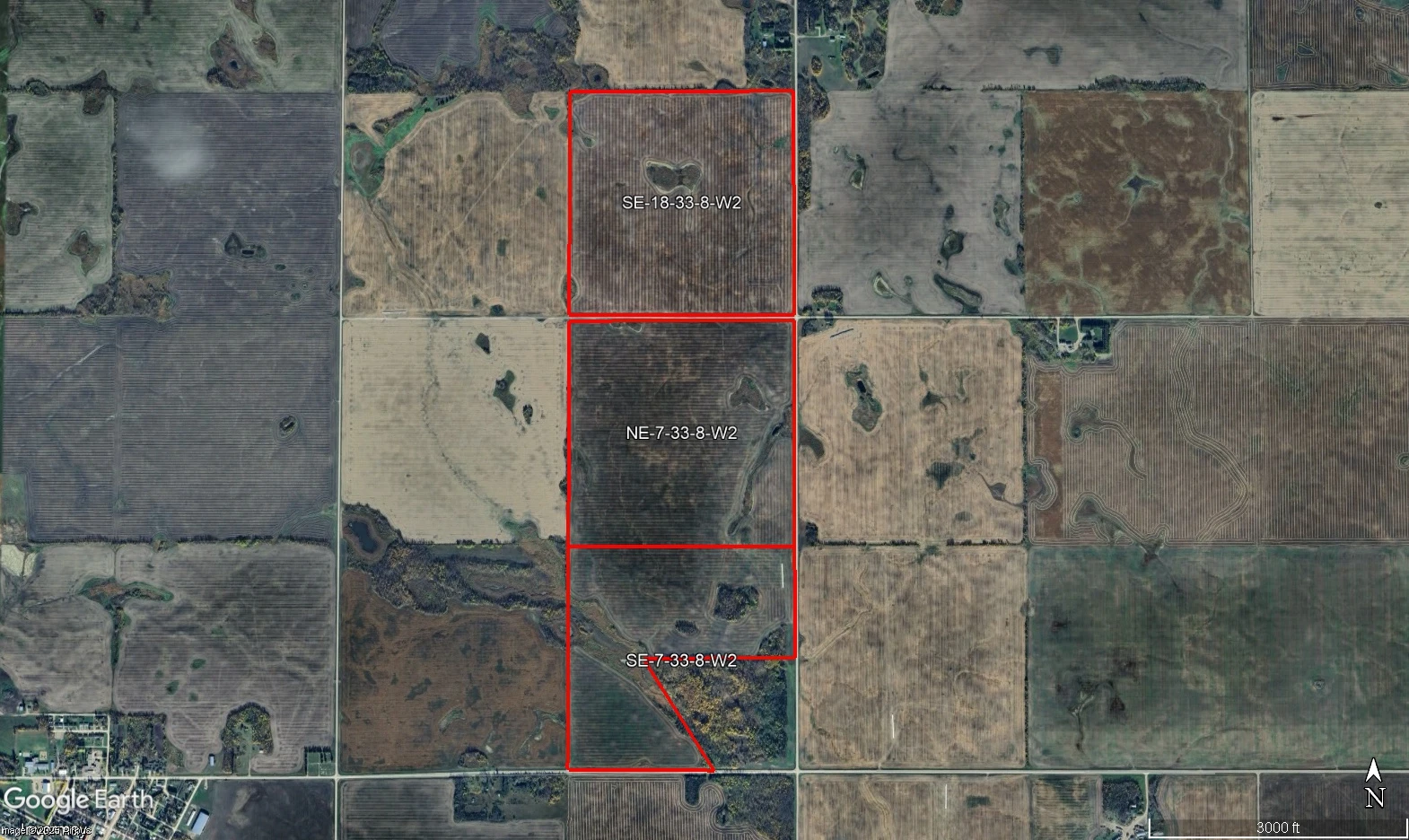 Satellite Image outlined