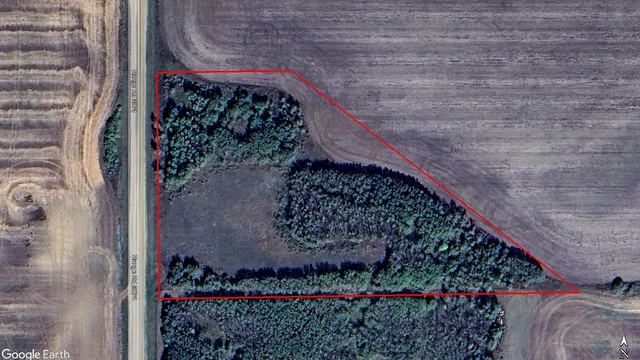Satellite Image outlined 5 acres RM 344