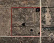 Satellite Image outlined SE 16-28-24 W3