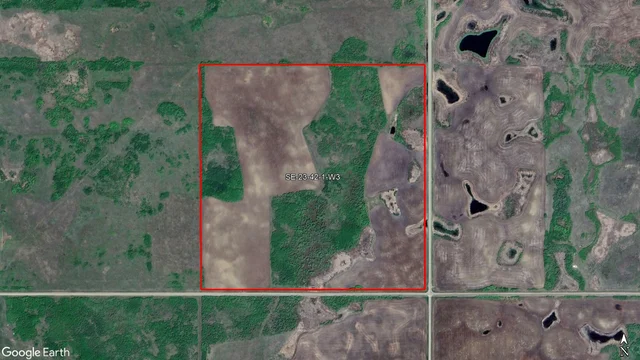 Satellite Image outlined SE 23