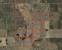 Satellite image outlined