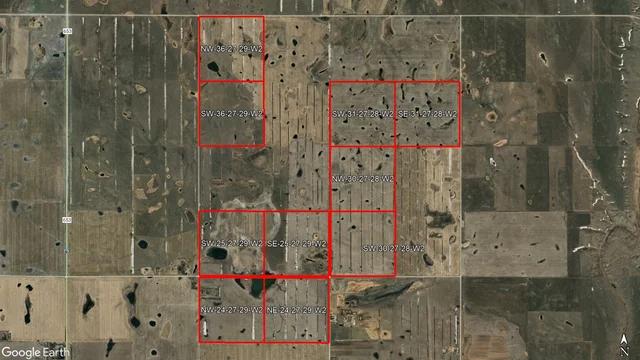 Satellite image outlined